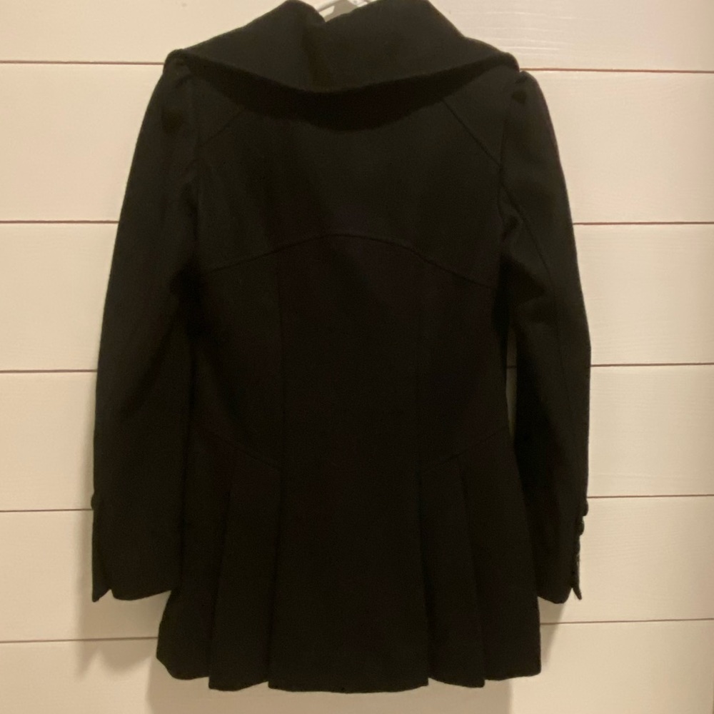 Guess Pea Coat Black Size Small - Picture 2 of 2